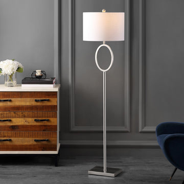 April 61" Metal LED Floor Lamp - JONATHAN Y